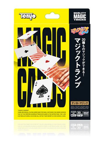 Tenyo Magic Trick Playing Cards Pocket Size 20 Tricks Beginner Friendly - WAFUU JAPAN