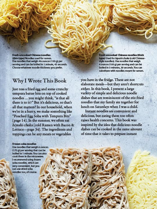 The 5 - Minute Japanese Noodles Cookbook Ramen Soba Udon Somen Recipes book - WAFUU JAPAN