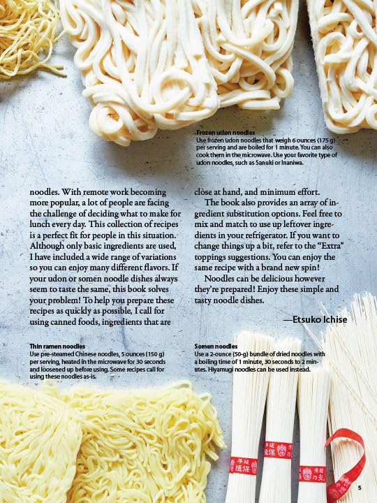 The 5 - Minute Japanese Noodles Cookbook Ramen Soba Udon Somen Recipes book - WAFUU JAPAN