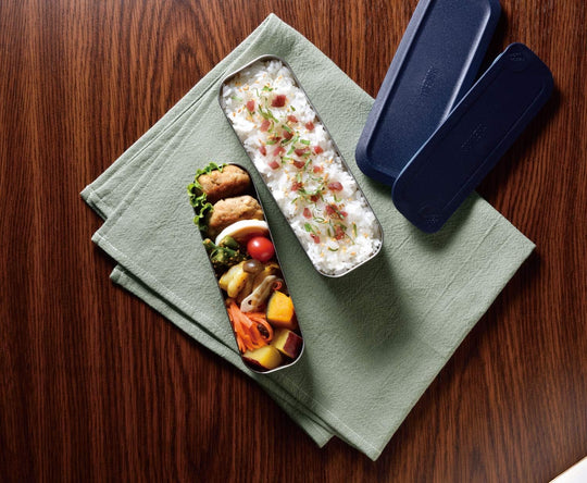 Thermos Fresh Lunch Box 2 - Tier Slim 635 ml Stainless Steel - WAFUU JAPAN