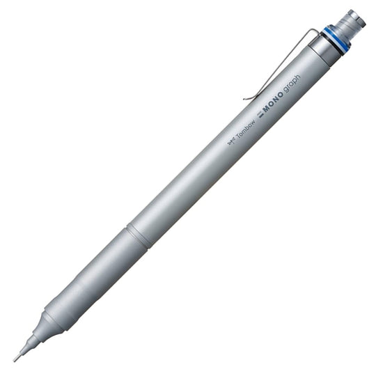 Tombow Mechanical Pencil 05mm Monograph Fine Low Center of Gravity DPA112A Silver - WAFUU JAPAN