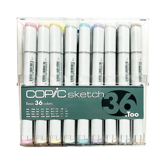 Too Copic Sketch Basic 36 - Color Set Multicolor Illustration Markers Marker Marker Pen - WAFUU JAPAN