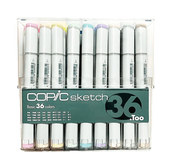 Too Copic Sketch Basic 36-Color Set Multicolor Illustration Markers Marker  Marker Pen