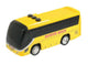 Toyco รถบัสของเล่นมินิ เอฟเฟกต์เสียง 3 แบบ Hato Bus สีเหลือง