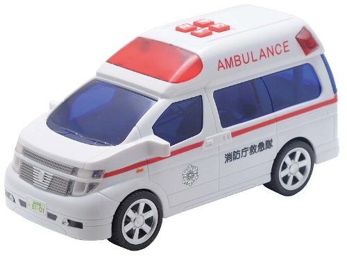 Toyco Mini - Sound Nissan Elgrand Ambulance - WAFUU JAPAN