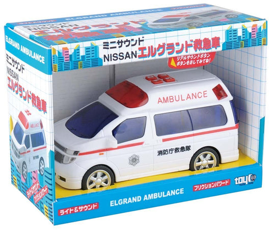Toyco Mini - Sound Nissan Elgrand Ambulance - WAFUU JAPAN