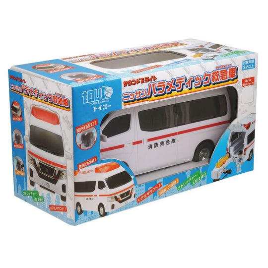 Toyco Nissan Paramedic Ambulance with Sound - WAFUU JAPAN
