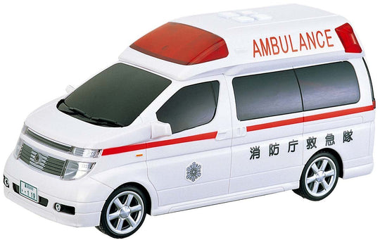 Toyco Sound & Friction Elgrand Japanese Ambulance - WAFUU JAPAN