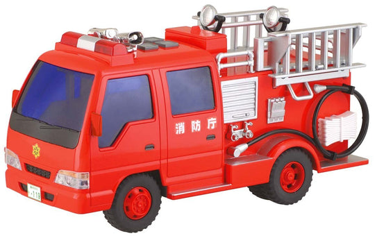 Toyco Sound & Friction Japan Fire Truck with Pump Sound - WAFUU JAPAN