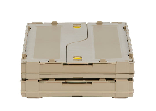 Trusco Danboard Folding Container Amazon 50L with Locking Lid TR - C50B - A - DNB Storage Box - WAFUU JAPAN