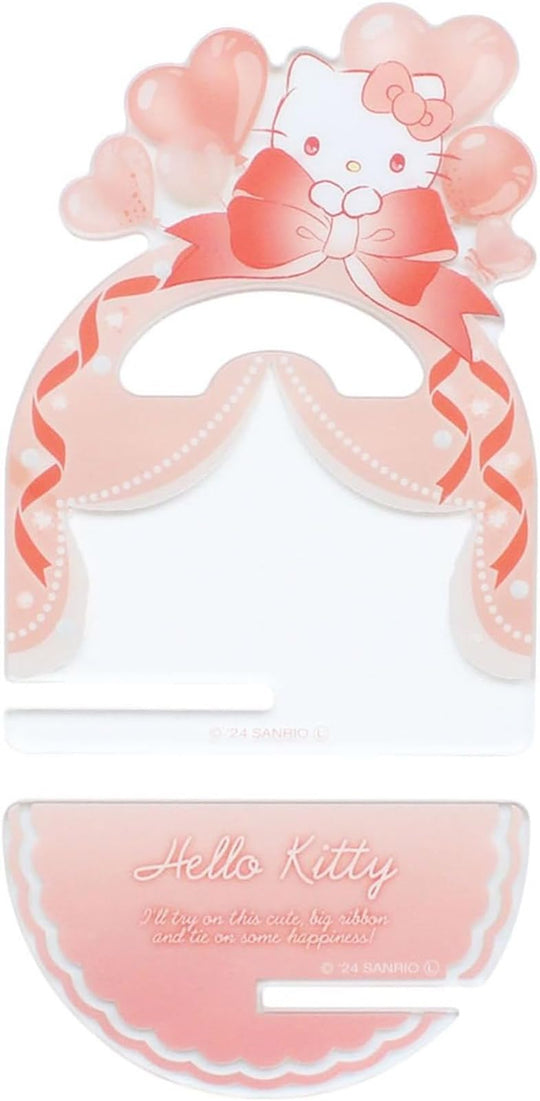 T's Factory Hello Kitty Acrylic Pin Badge Stand SR - 5545210KT - WAFUU JAPAN