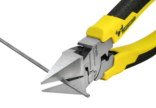 Tsunoda 200mm Diagonal Cutter — Cuts Cable & Stainless Wire Crimps Staple Puller - WAFUU JAPAN