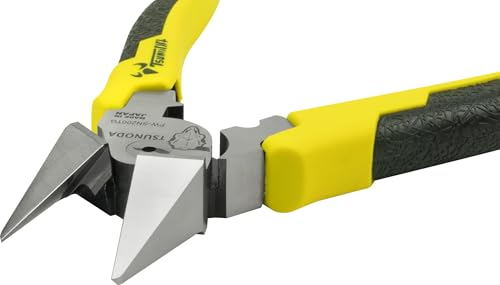 Tsunoda 200mm Diagonal Cutter — Cuts Cable & Stainless Wire Crimps Staple Puller - WAFUU JAPAN