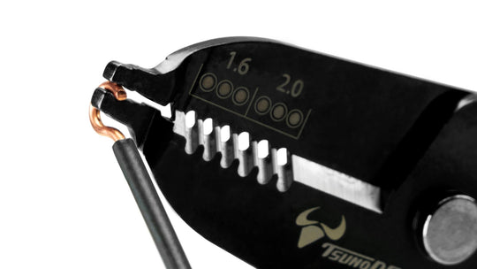 Tsunoda 9 - Pc Electrician's Exam Tool Set w/ VVF Stripper & Mini Crimper (TS - E01S) - WAFUU JAPAN