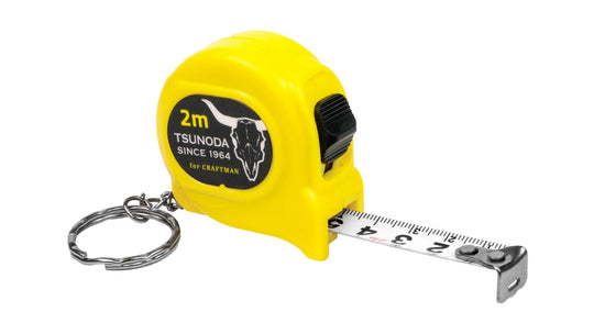 Tsunoda C - 213 Mini Locking Tape Measure 2m x 13mm - WAFUU JAPAN