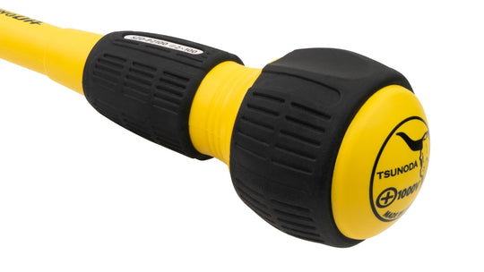 Tsunoda Insulated Slim - Shank Non - Stepped Phillips Screwdriver 2×100mm SZD - P2100 - WAFUU JAPAN