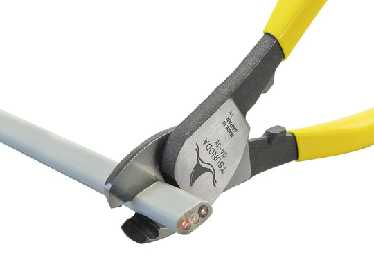 Tsunoda Yellow Shark 38 Cable Cutter CA - 38 220mm for copper IV up to 38 mm² - WAFUU JAPAN