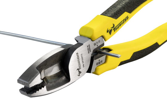 Tusnoda 200mm VA pliers — 3 functions; cuts VVF copper & antenna wire - WAFUU JAPAN