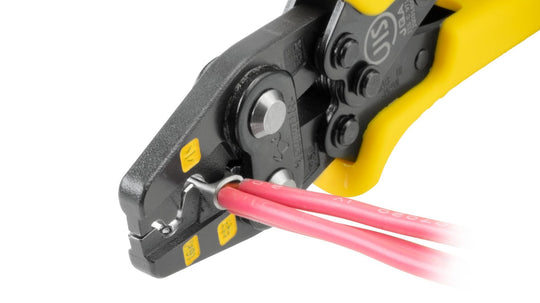 Tusnoda Compact JIS Crimping Tool for Ring Sleeves TP - RS (Electrician Exam Essential) - WAFUU JAPAN