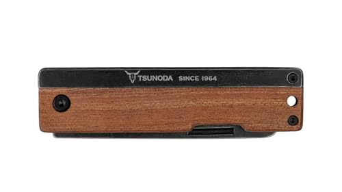 Tusnoda Folding Electrician's Safety Knife 72mm Hollow - Ground Blade Liner Lock (EK - 72) - WAFUU JAPAN