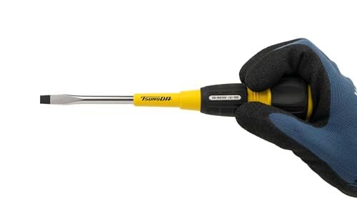 Tusnoda Insulated Through - Handle Screwdriver 6x100mm (DD - M6100) - WAFUU JAPAN