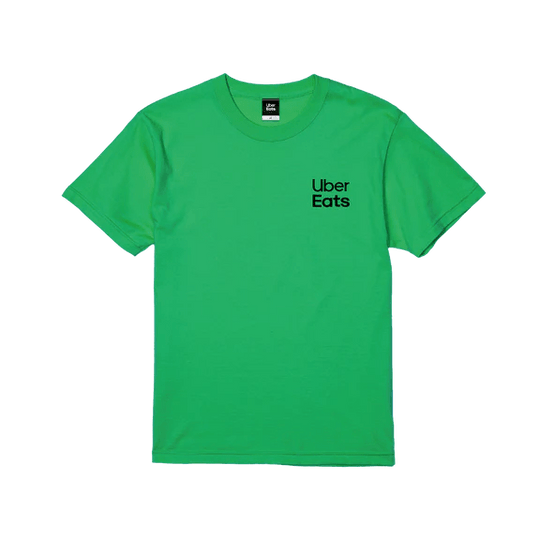 Uber Eats Official Short - sleeved T-shirt Green - WAFUU JAPAN