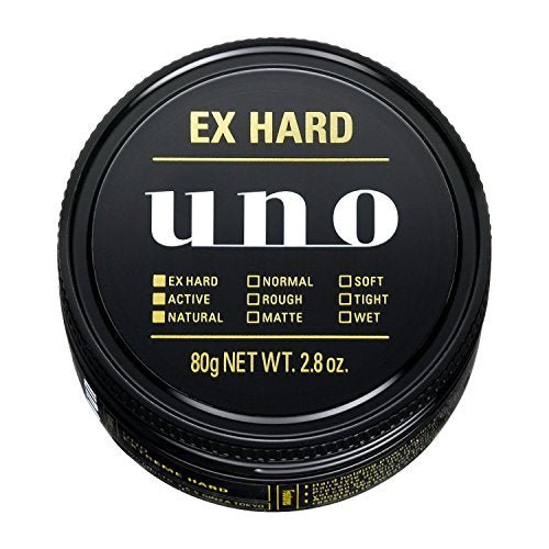 UNO Extreme Hold Hair Wax 80g Strong Styling For Men - WAFUU JAPAN