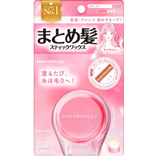 Utena Matomage Hair Comb Stick Regular 13g Hair Wax - WAFUU JAPAN