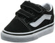 Vans Tênis Old Skool V Unissex VN000VHE6BT1 Preto Branco 21 cm