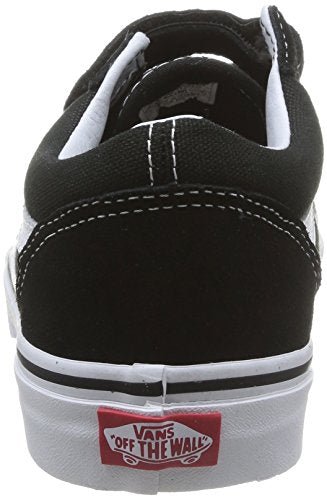 Vans Kids Old Skool V Unisex Shoe VN000VHE6BT1 Black True White 21 cm - WAFUU JAPAN