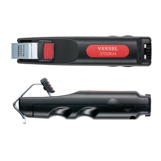 VESSEL 3700KM Cable Stripper — sheath OD 8–28 mm - WAFUU JAPAN