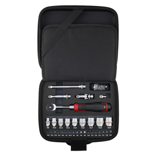 Vessel Cordless Electric Slim Ratchet with 31 Socket Bits Set 400ER3 - 1M - WAFUU JAPAN