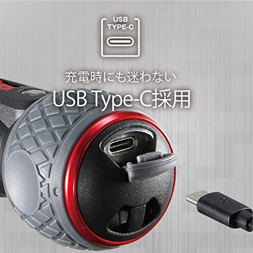 VESSEL Electric Ball Grip Screwdriver Plus 3 - Stage Switching 220USB - P1 with bit - WAFUU JAPAN