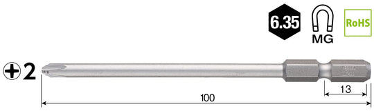 VESSEL Problem Solving Step Bit Compatible with 40V Plus2x100 2 Pieces DZ162100 - WAFUU JAPAN