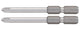 VESSEL Embout de résolution de problèmes compatible avec 40V Plus2x65 Set de 2