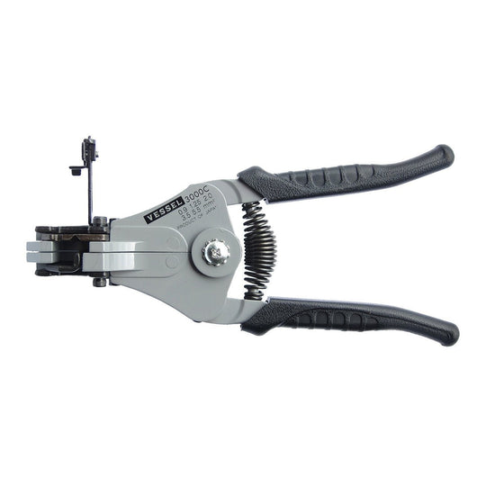 VESSEL Wire Stripper (Stranded C 3000C) — Electrician Exam Compliant Black - WAFUU JAPAN