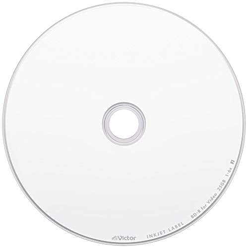 Victor BD - R 25GB Record - Once Blu - ray Disc 20 - Pack White Printable 1 - 6x Speed VBR130RP20J1 - WAFUU JAPAN