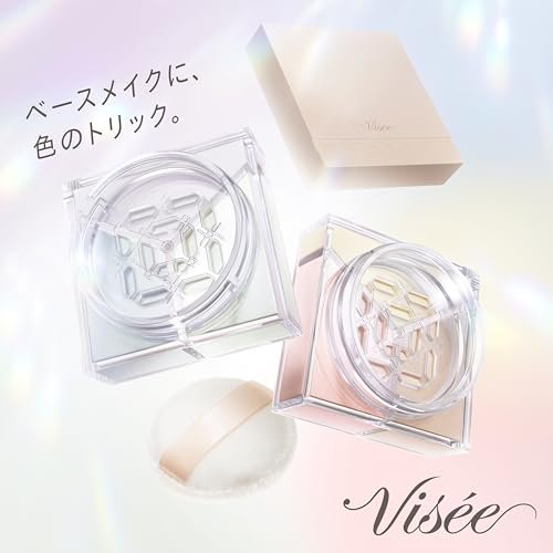 Visee Trinitas Glow Powder Face Powder 01 Clear Veil 5 5g - WAFUU JAPAN