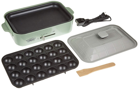 W11 SALE APIX Multi Hot Plate Retro Green (FSKP - 9919) AC100V - WAFUU JAPAN