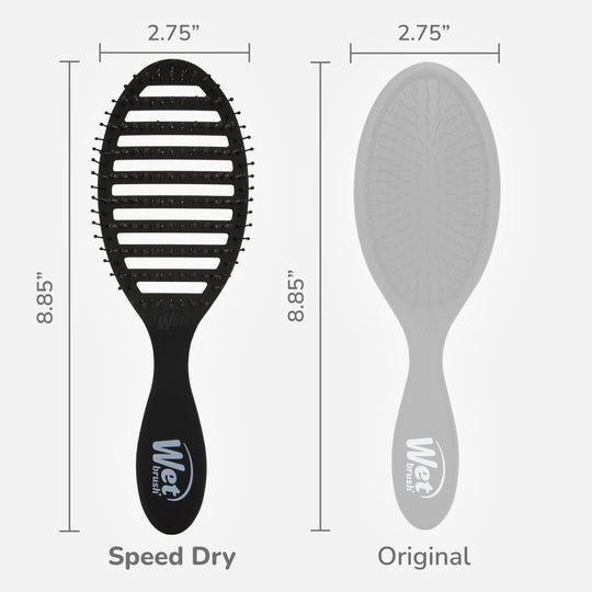 Wet Brush Speed Dry Hair Brush Black (1 pc) - WAFUU JAPAN