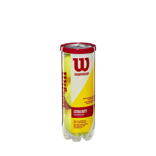 Wilson Championship Extra Duty Tennis Balls 12PK ITF Certified 3 Balls per Can - WAFUU JAPAN