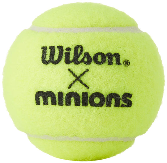 Wilson Minions Tennis Balls 3 Balls per Can Yellow WR8202401001 - WAFUU JAPAN