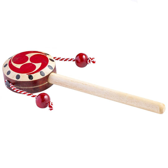 Wooden den - den daiko (natural Ø5×16 5 cm) Made in Japan bag included - WAFUU JAPAN