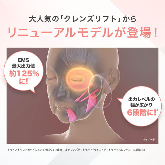 YA - MAN MIESE Cleansing Lift Plus EMS Facial Cleansing Brush MS71P USB Pink - WAFUU JAPAN