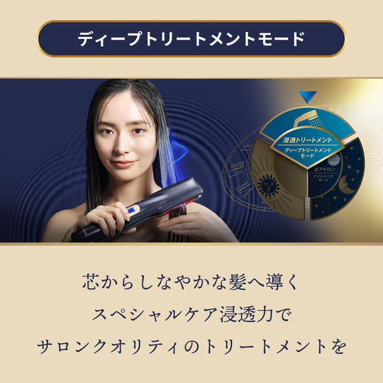 YA - MAN Ultrasonic Night Repair Treatment Iron YJHB4L Navy AC100～240V - WAFUU JAPAN