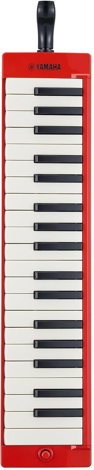 Yamaha Adult Pianica 37 Keys with Long Short Pipes Shoulder Strap Soft Case P37EBK2 Black - WAFUU JAPAN