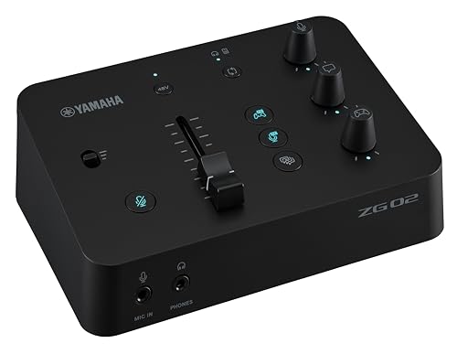 YAMAHA Game Streaming Audio Mixer ZG02 - WAFUU JAPAN