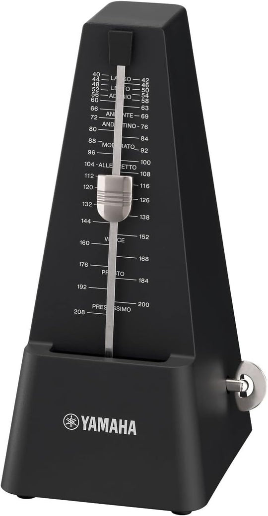 Yamaha MP - 90BK Black Wind - Up Metronome Matte Triangular Pyramid Design - WAFUU JAPAN