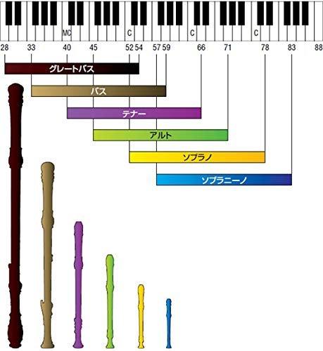Yamaha Recorder Soprano ABS Resin Baroque Style YRS38BIII - WAFUU JAPAN
