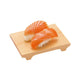 Yamako Tono Hinoki Mini Sushi Tallrik För Sushi Toppings 30351 12x9 cm